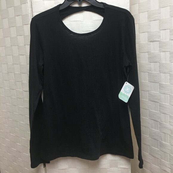 NWT Brisas long sleeve open back athletic top size small - Picture 1 of 10
